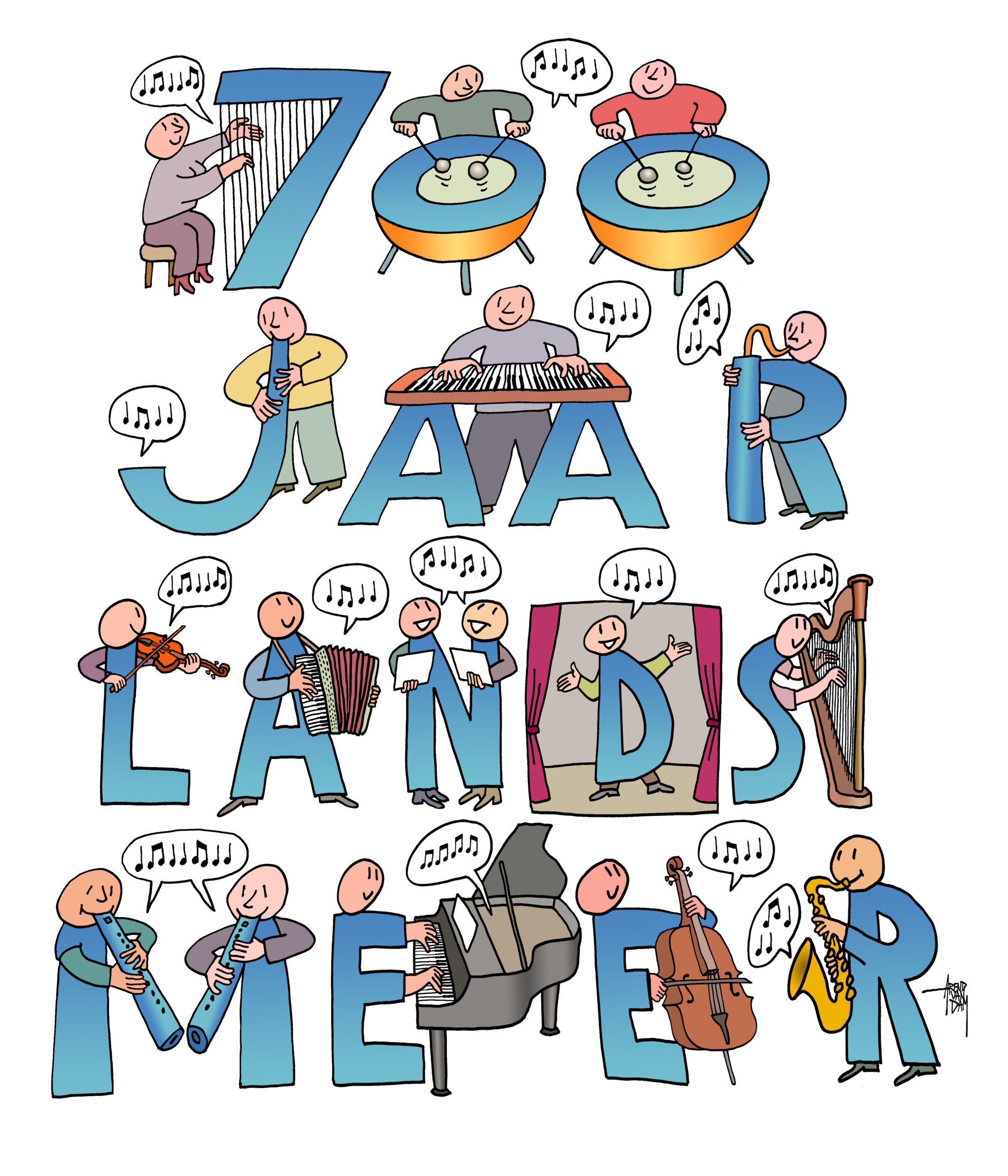 Jubileumviering Landsmeer 700 jaar